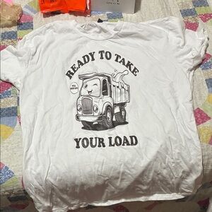 White Graphic Short Sleeve Tee